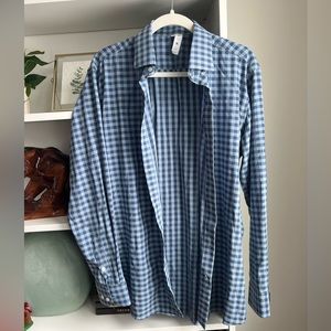 State & Liberty Checkered Slim Button Up